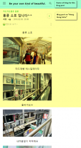 Naver Blog Example for Keyword "Hong Kong Soho"