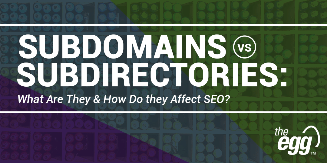 Subdomains vs. Subdirectories