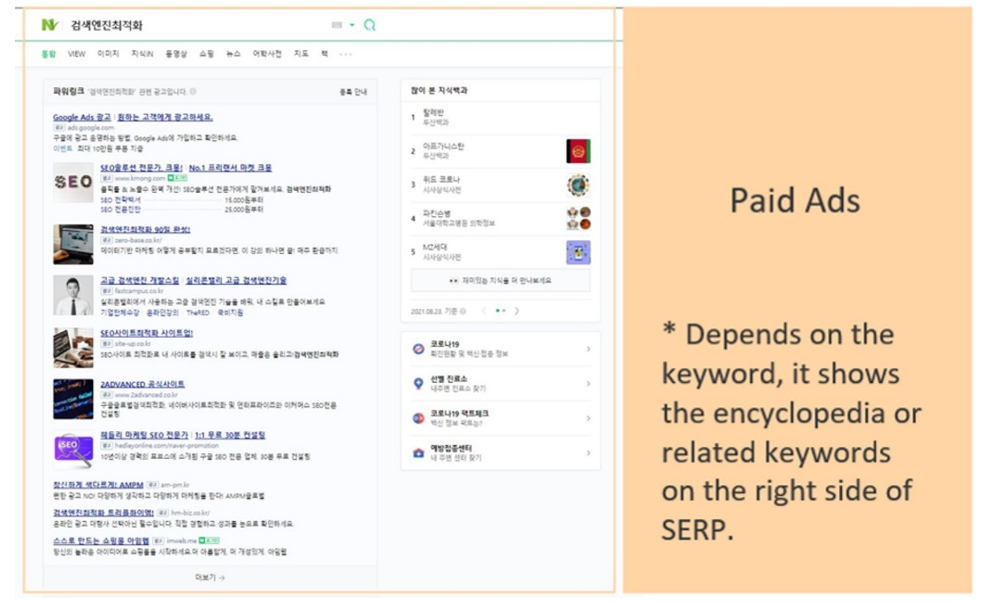 11. Naver SERP - Paid ads
