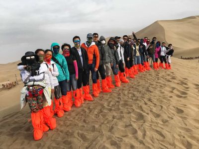 Team-building in the Gobi desert