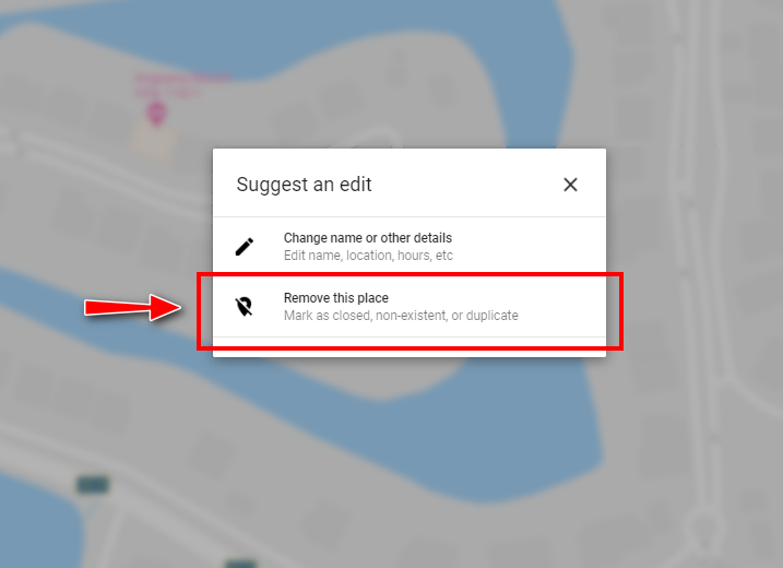 Suggest an Edit: Remove this Place