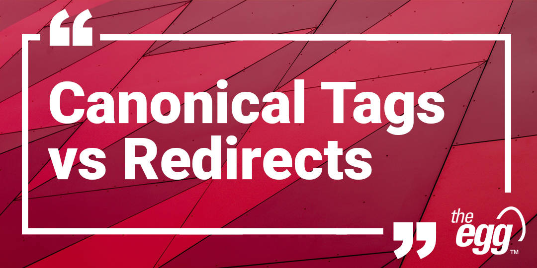Canonical tags vs redirects