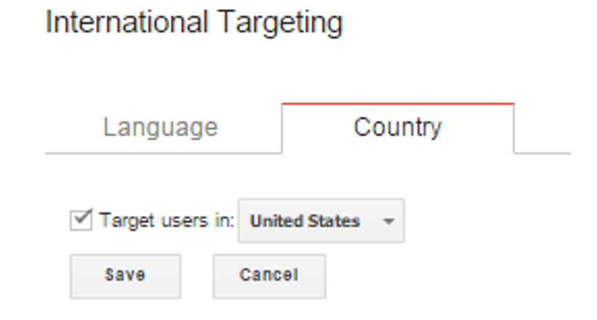 12. Defining geo-targeting preferences on Google's International Targeting Report