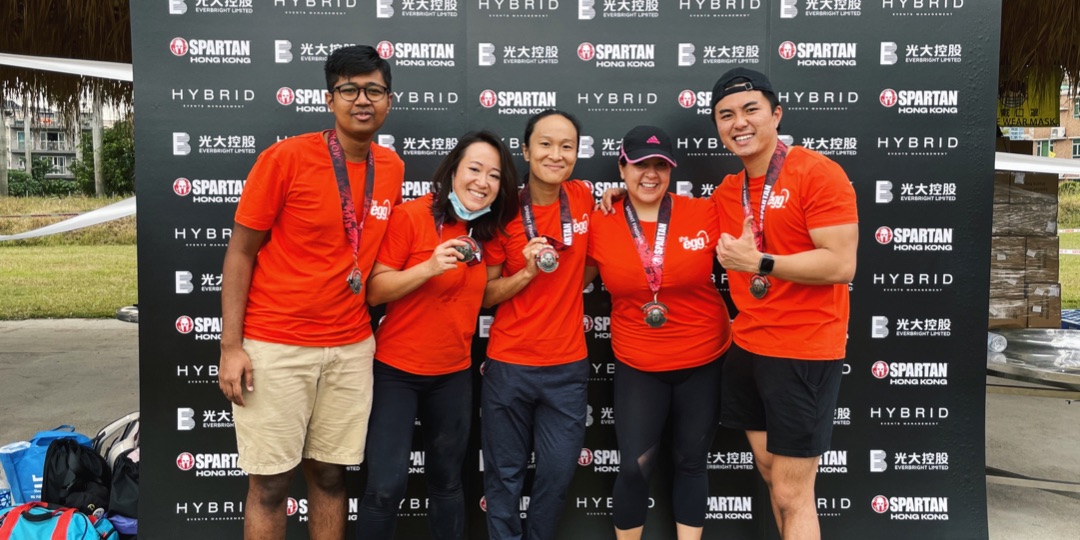 Team No Egg-xcuses at Spartan HK