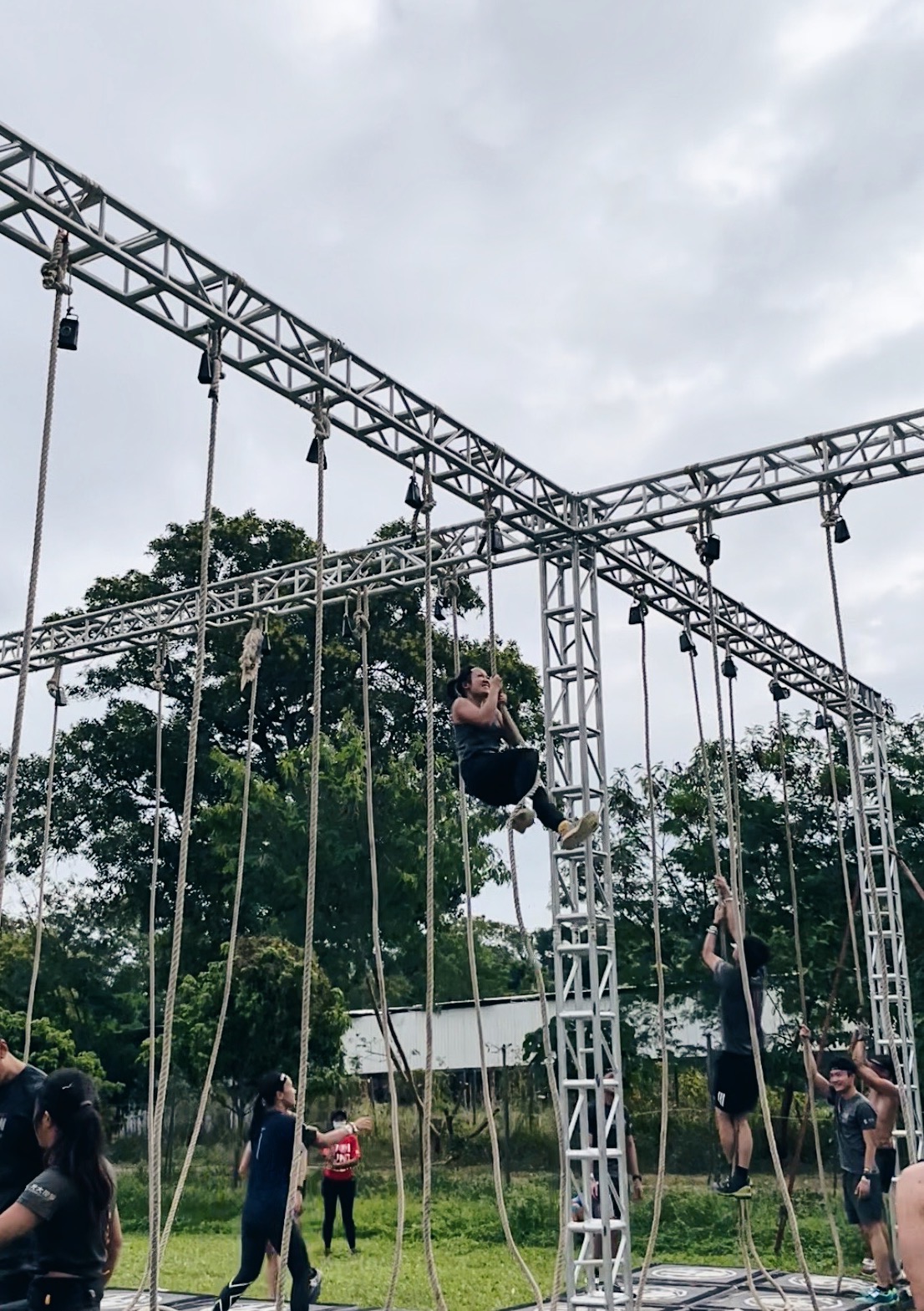 Tiffany rope climb