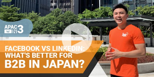 Facebook vs LinkedIn - what's better for B2B in Japan