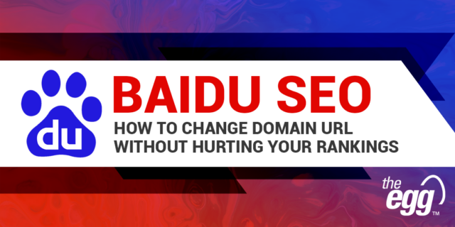 Baidu SEO - how to change your URl without hurting SEO rankings